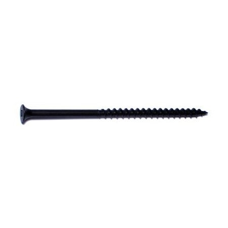 Buildright Drywall Screw, #10 x 4 in, Steel, Flat Head Square Drive, 240 PK 07733